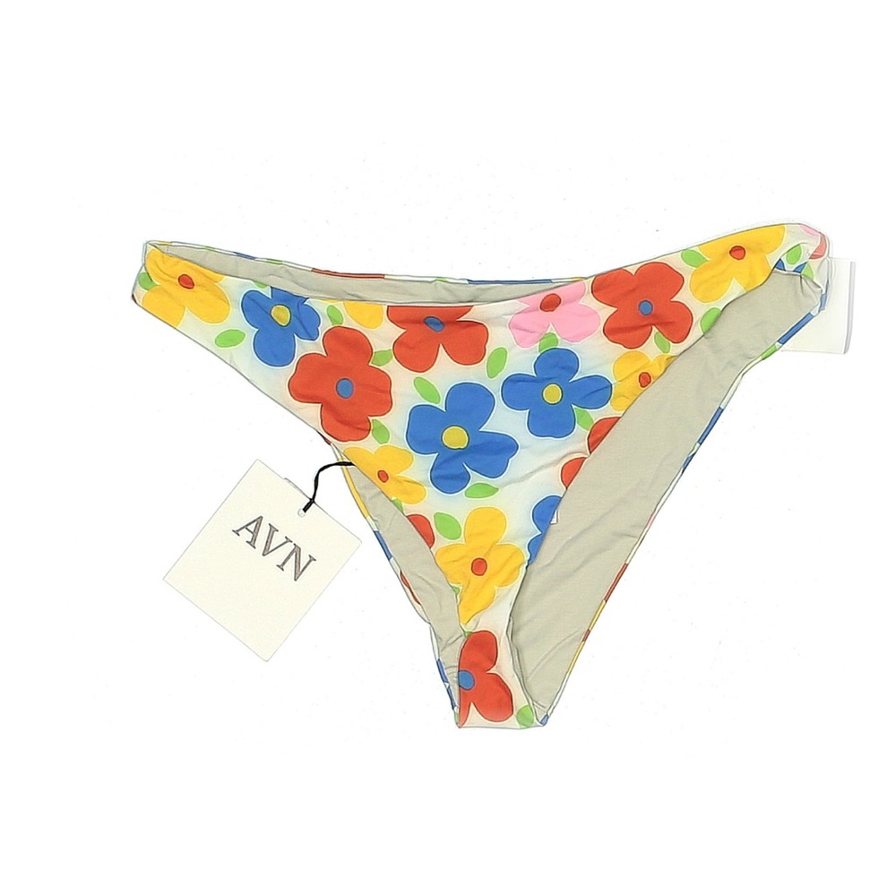 AVN Italy Sport 60s Floral Seamless Cheeky Bikini Bottom